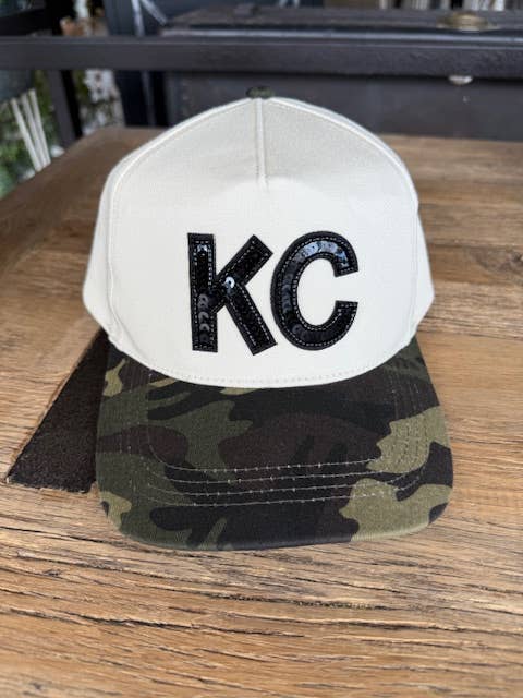 Hart & Lux - KC Sequin Camo Trucker Hat