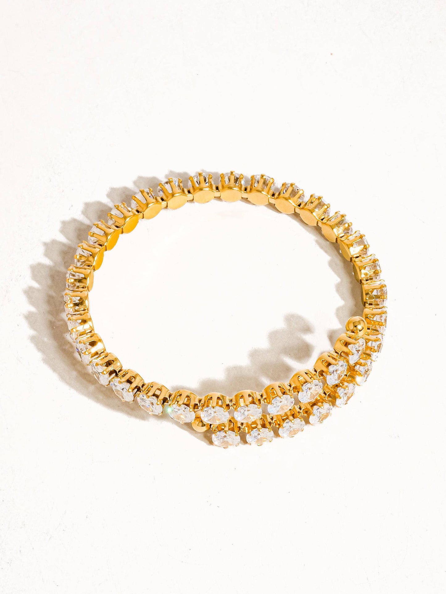 Flânerie by MAIQ - Maëlys 18K Gold Non-Tarnish CZ Glam Bracelet