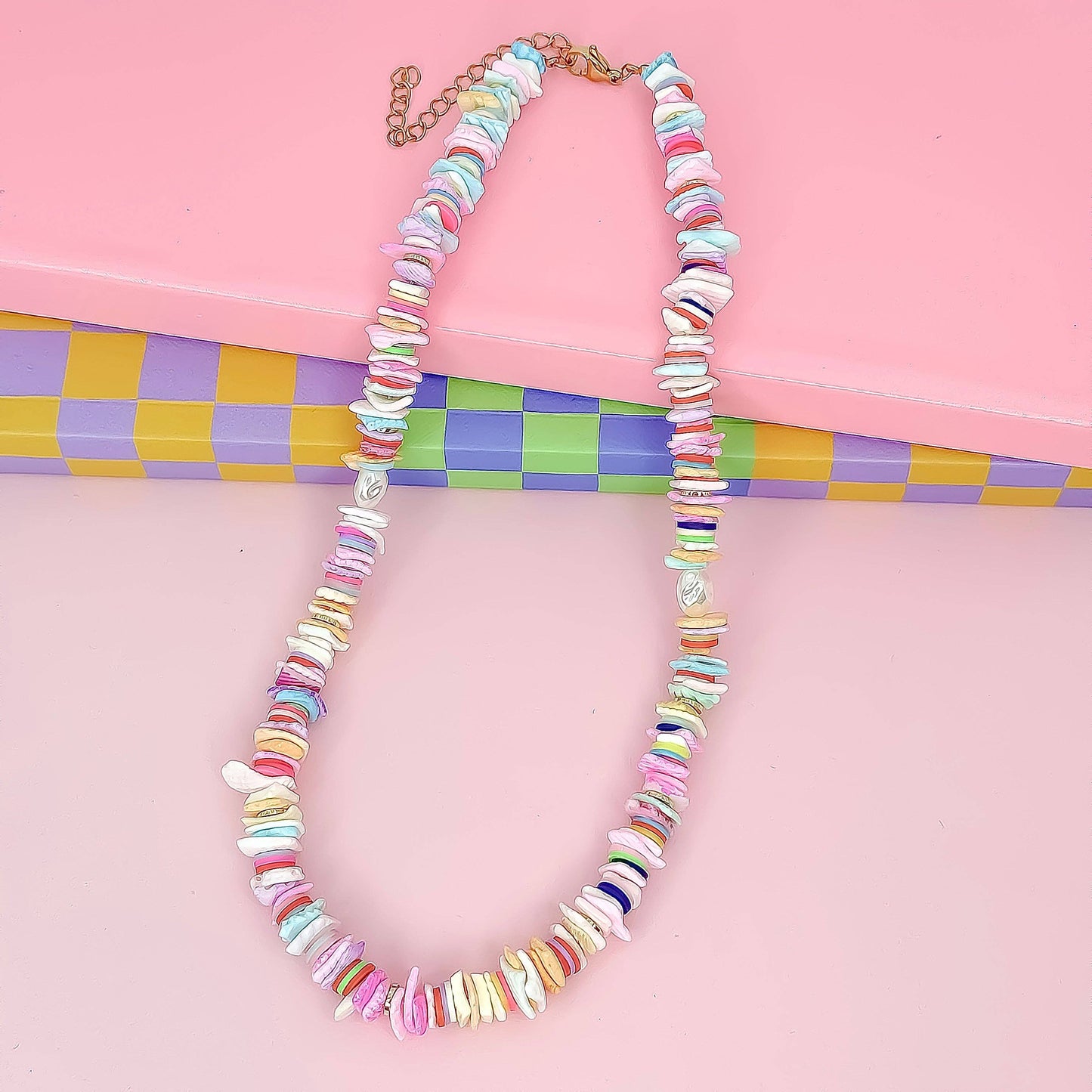 Treasure Jewels Inc. - Pastel Party Gemstone Necklace