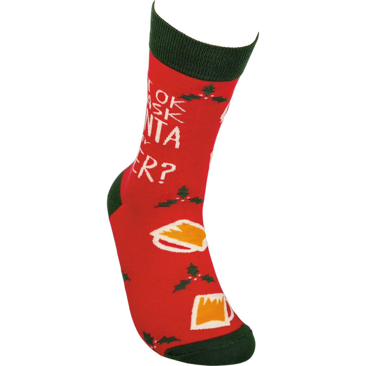 Primitives by Kathy - Is It Ok To Ask Santa For Beer Socks