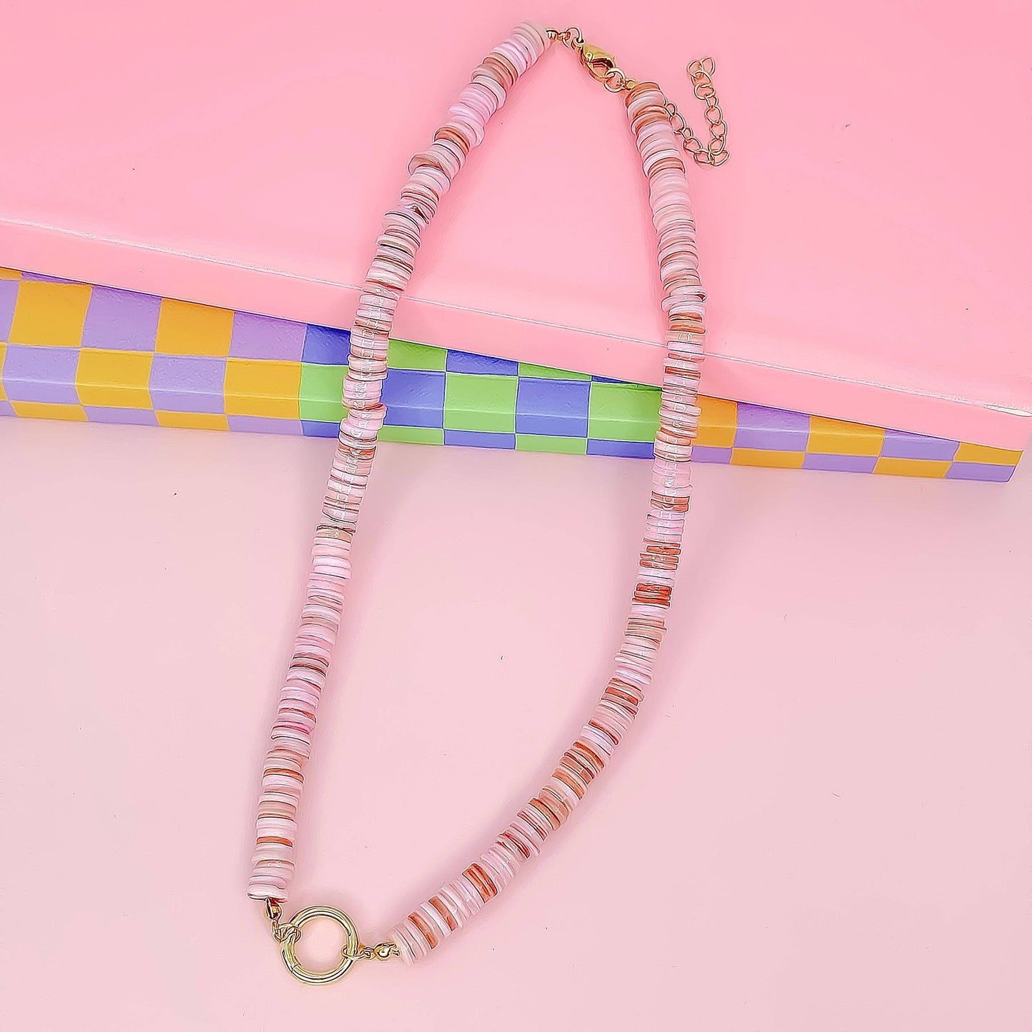 Treasure Jewels Inc. - Cotton Candy Gemstone Necklace
