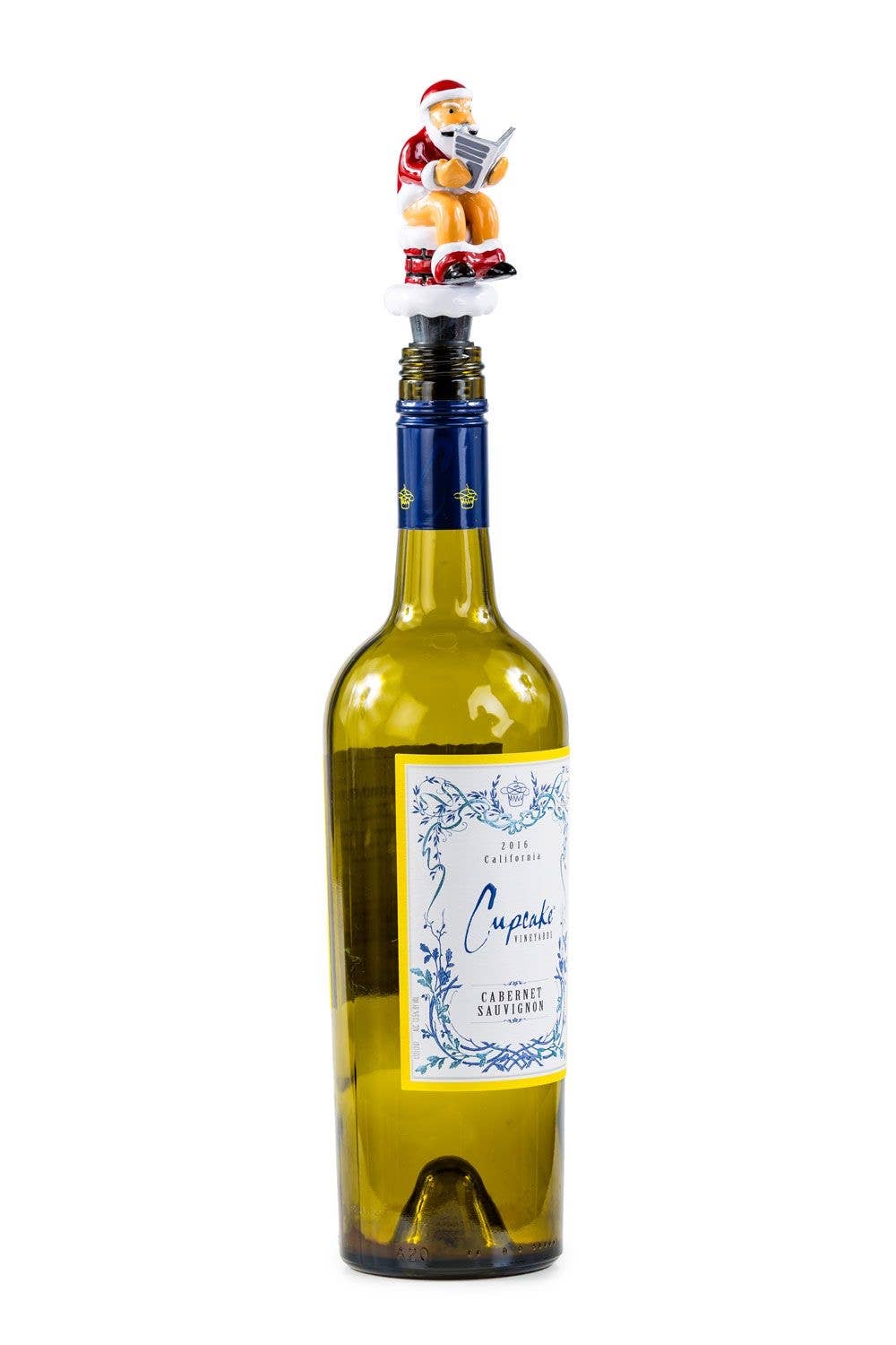 Tipsy Elves - Santa Pooping Wine Stopper - Funny Christmas Gift
