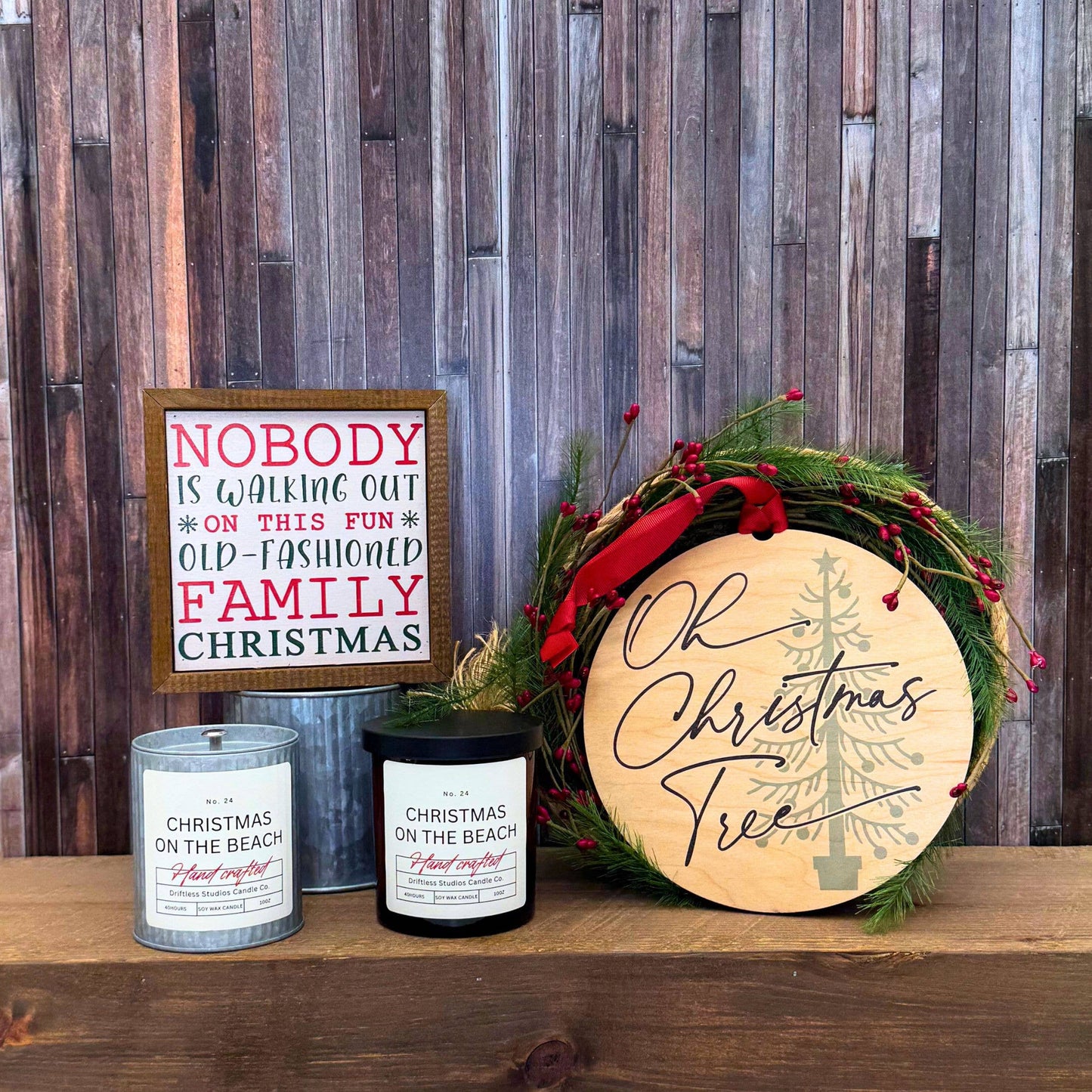 Driftless Studios - Christmas On The Beach Wholesale Candles - Holiday Decor