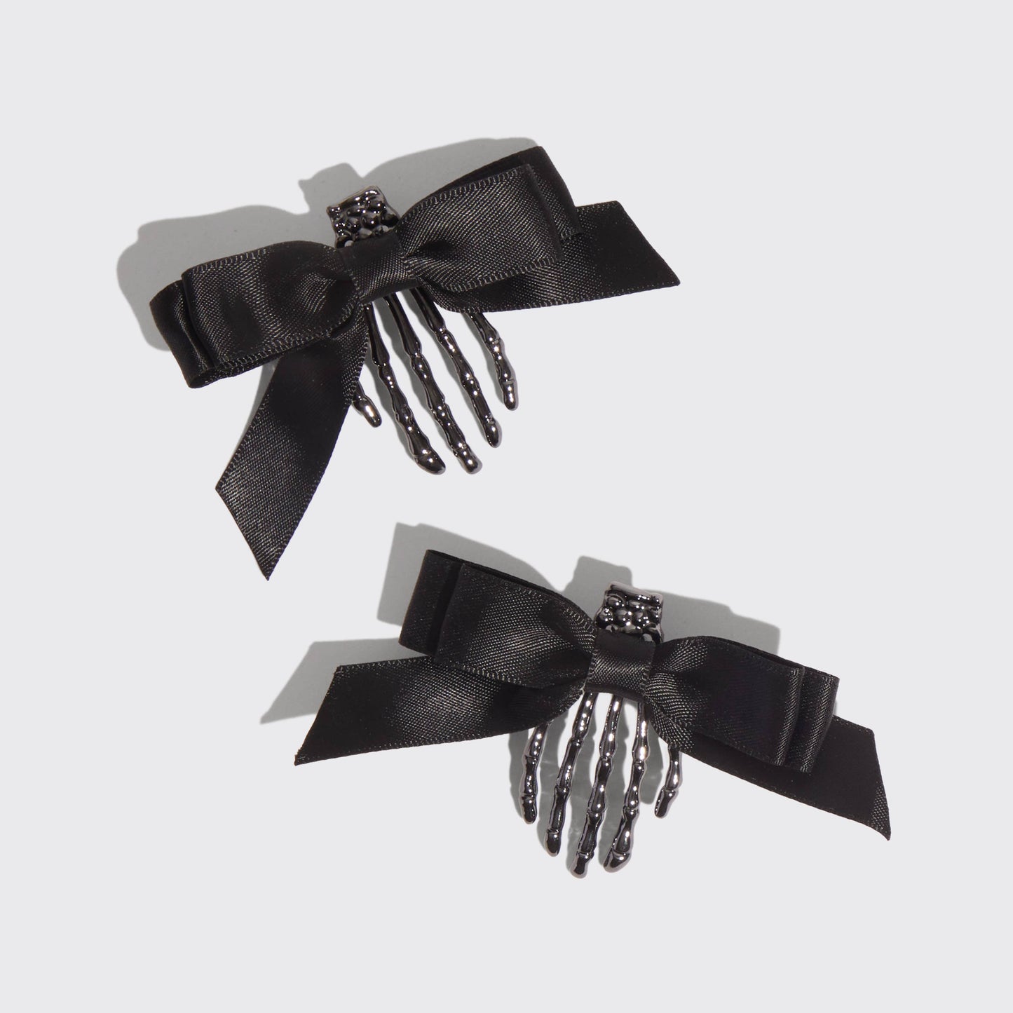 KITSCH - Skeleton Flat Claw Clips 2pc Set