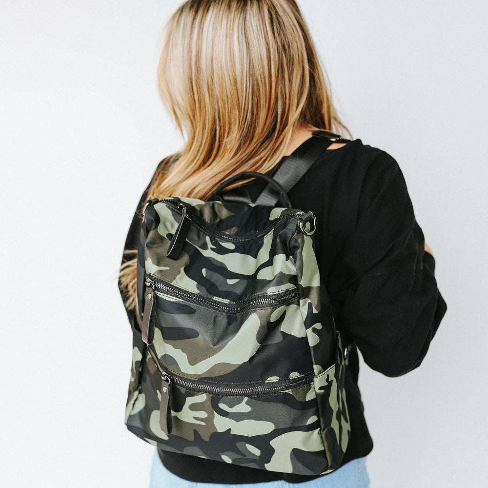 Pretty Simple - Nori Nylon Backpack Wholesale