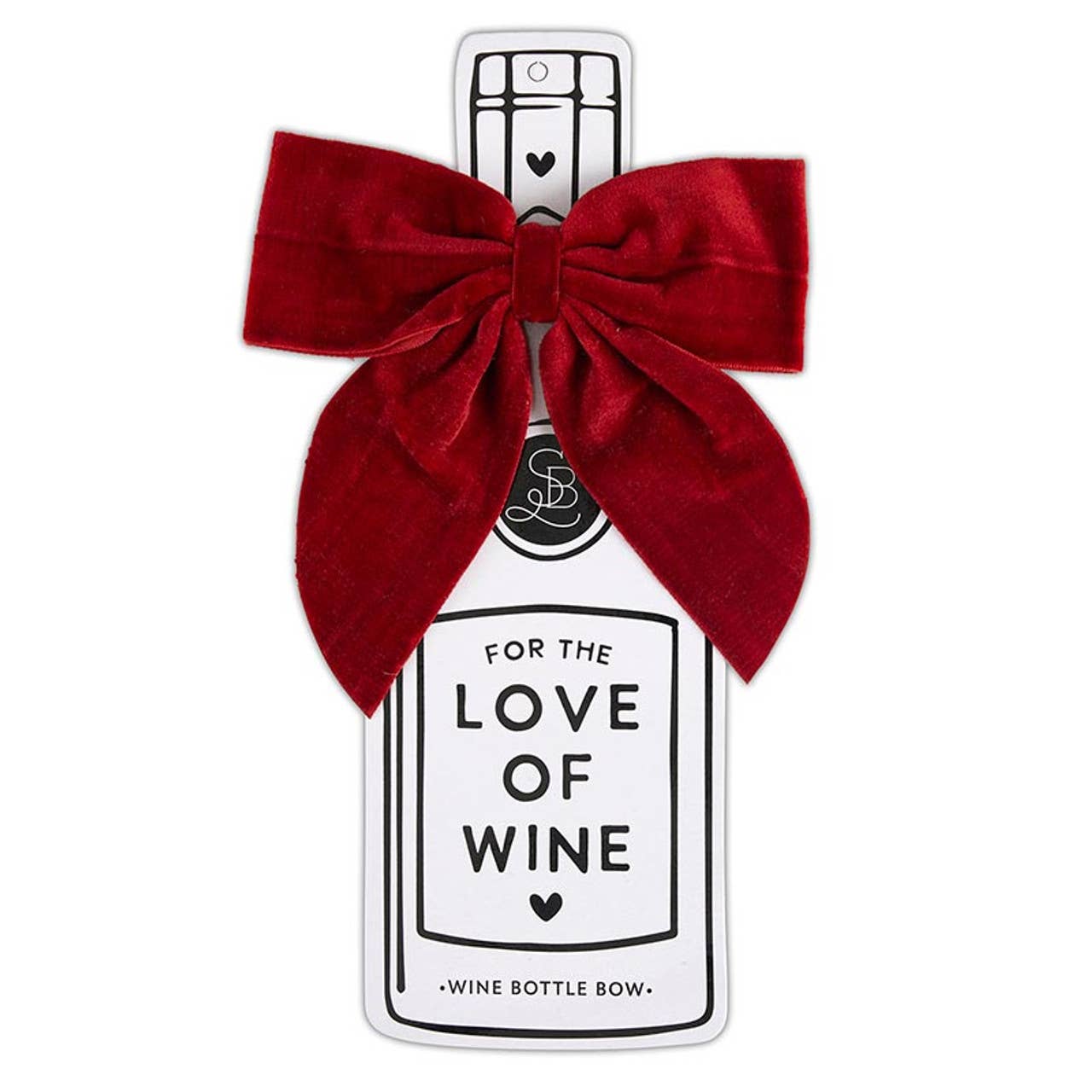 Santa Barbara Design Studio by Creative Brands - Wine Bottle Bow - Red