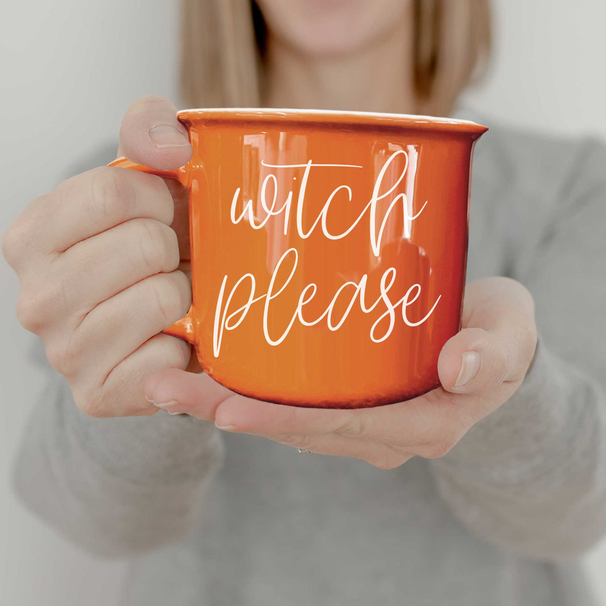 Gia Roma - Halloween Coffee Mugs, Fall Drinkware, Orange + Brown Mugs