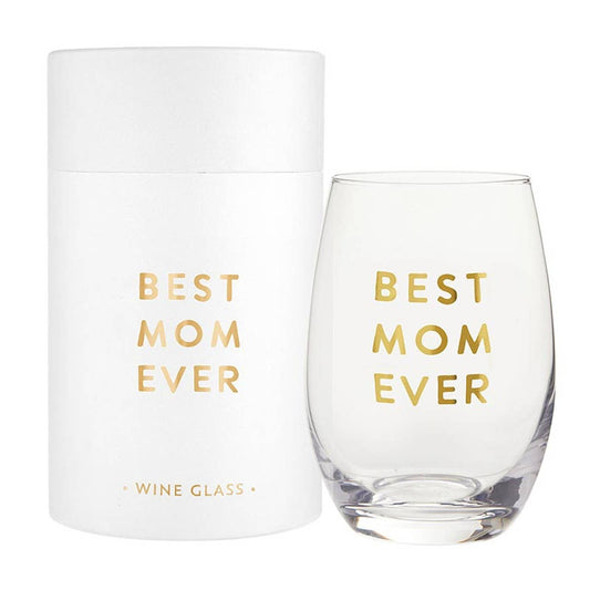 Stemless Wine Glass - Best Mom Ever