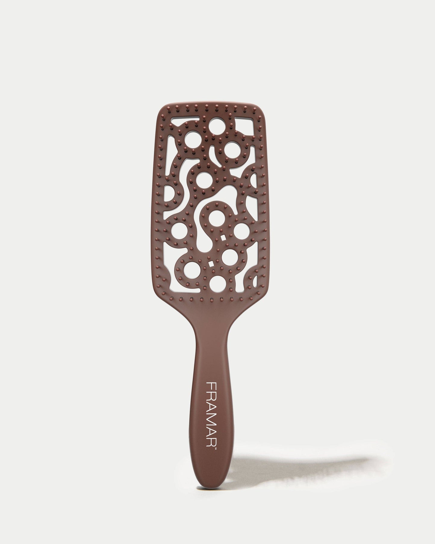 Framar Hair Brushes & Hair Accessories - FRAMAR Vented Hair Brush For Blow Drying, Vent Brush - Brown