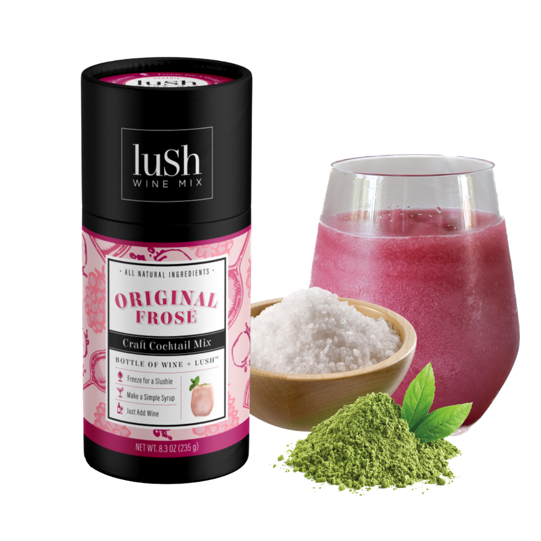 Lush Wine Mix - Original Frose Wine Slushie - 8+ Organic Cocktails Mocktails