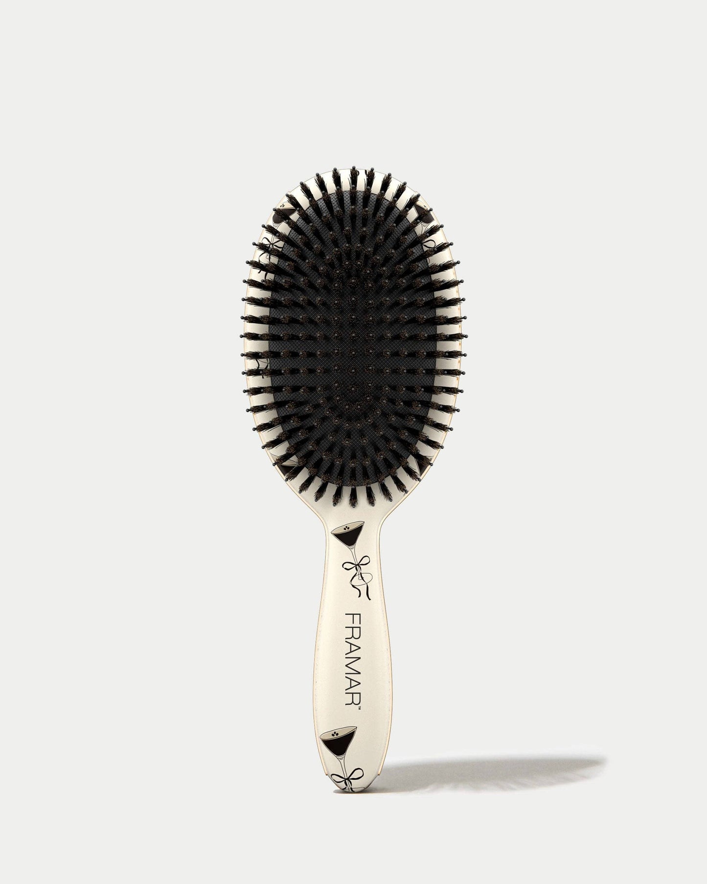 Framar Hair Brushes & Hair Accessories - FRAMAR Espresso Boar Bristle Hair Brush, Boar Brush For Hair