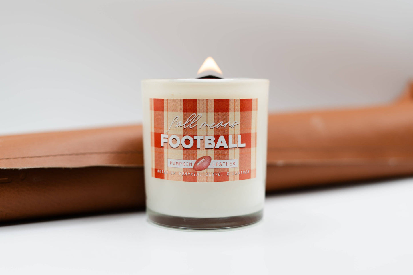 Continue Good - Fall Means Football Candle