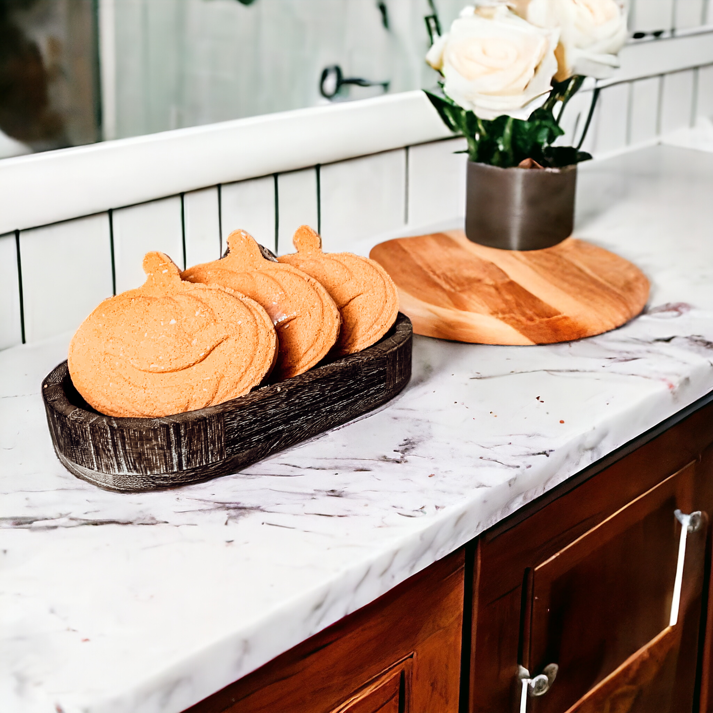 Gia Roma - Fall & Halloween Bath Bomb Fizz, Pumpkin Spice Natural Bomb