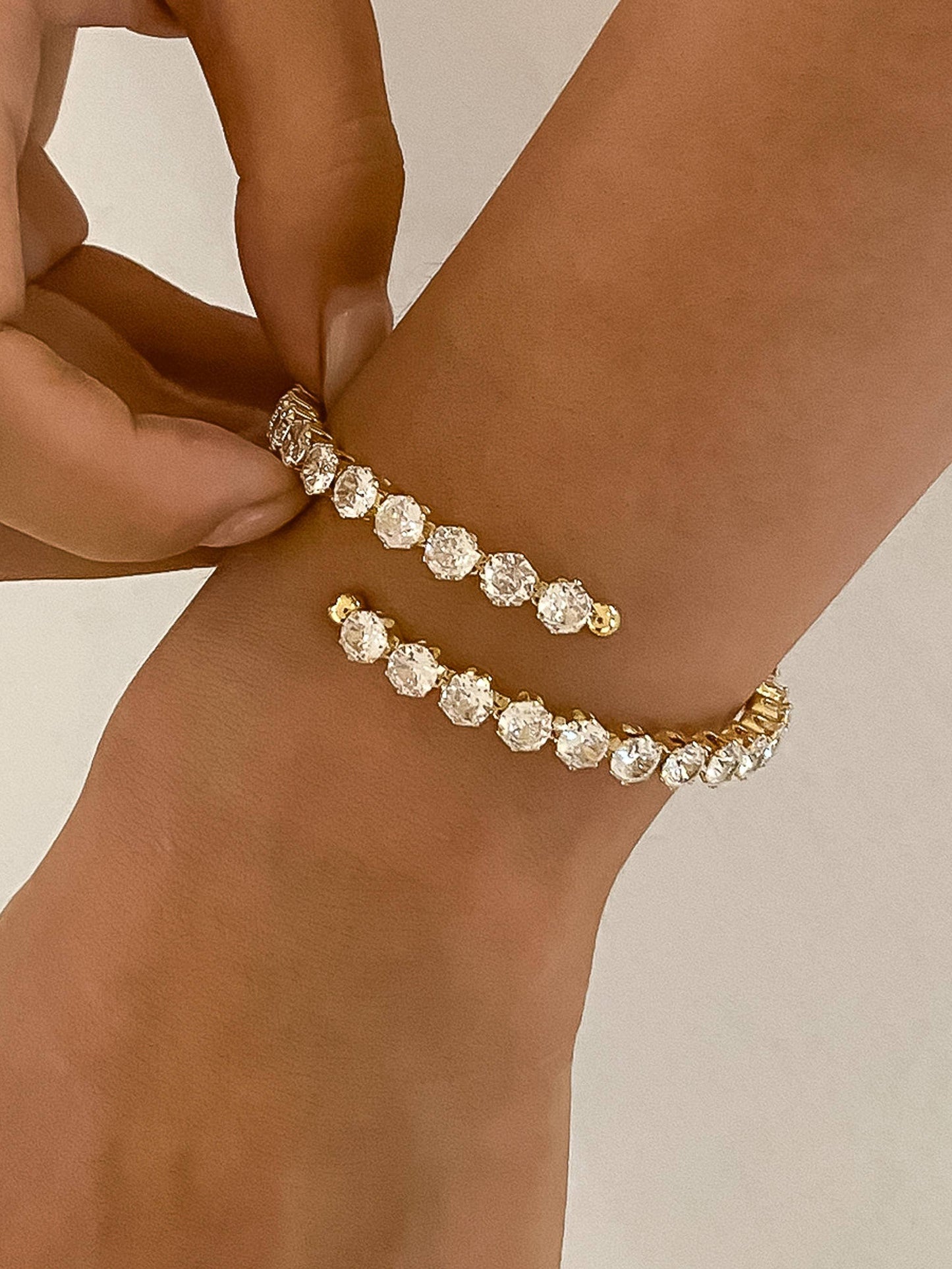 Flânerie by MAIQ - Maëlys 18K Gold Non-Tarnish CZ Glam Bracelet