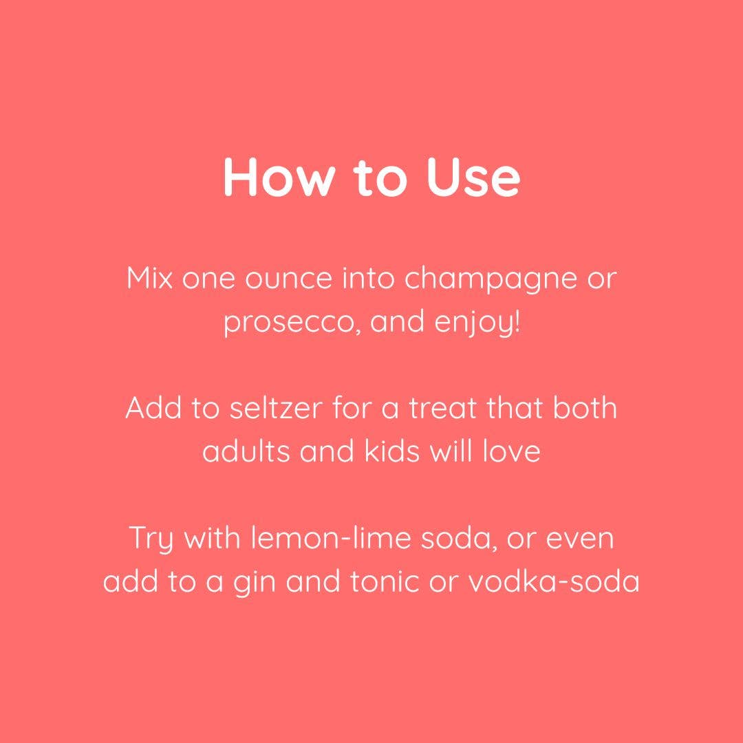 Wood Stove Kitchen - Glitter Sangria Cocktail Mix/Syrup, 16 fl oz