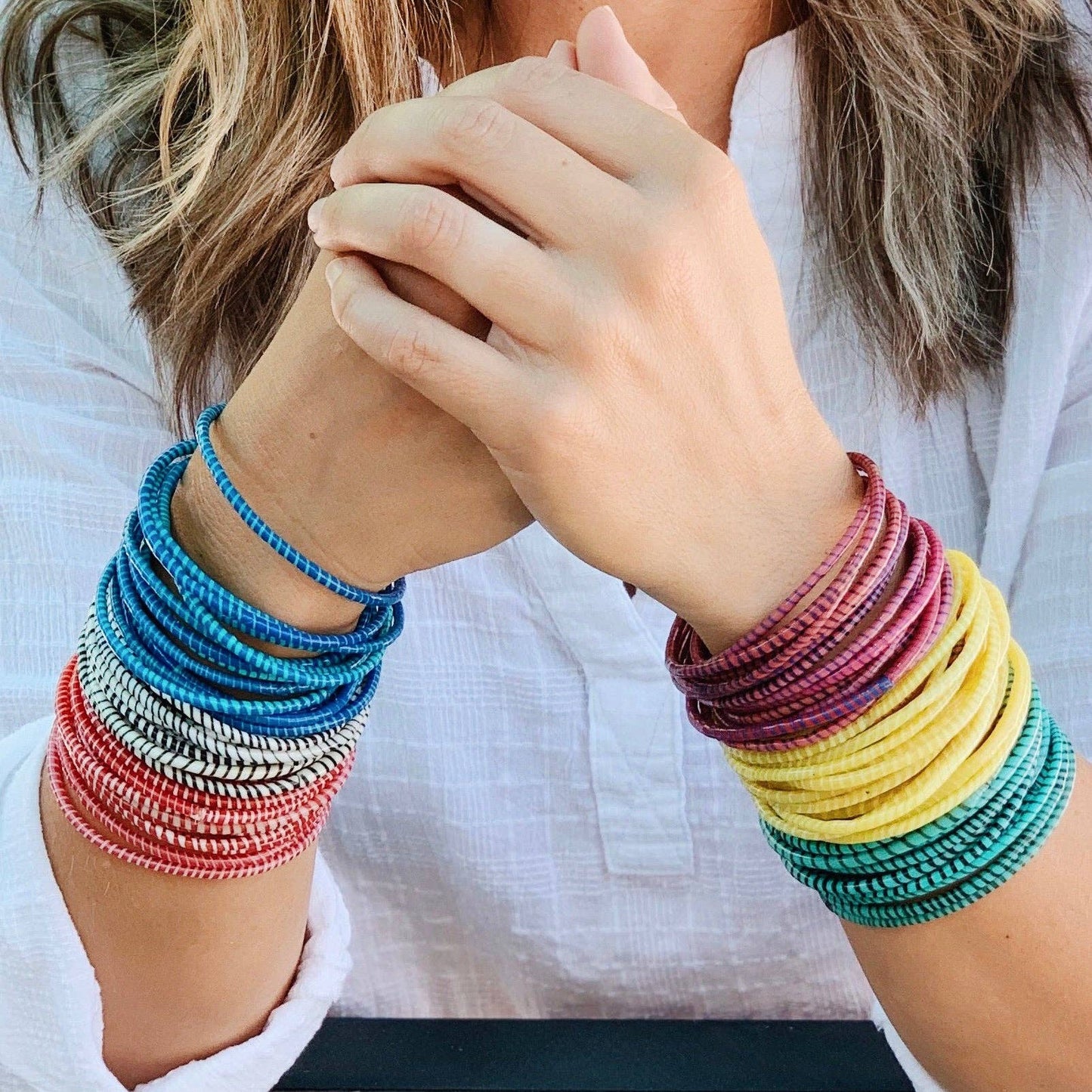 WHITE BEACH BANGLES