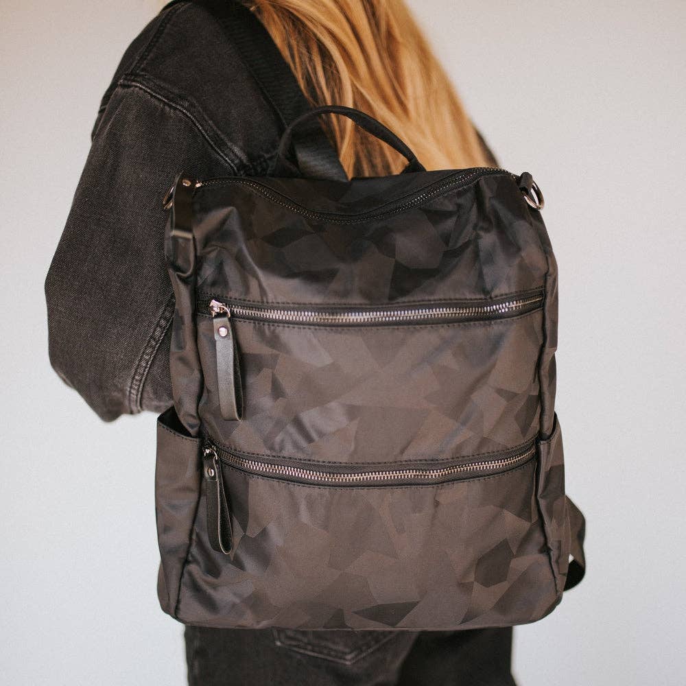 Pretty Simple - Nori Nylon Backpack Wholesale