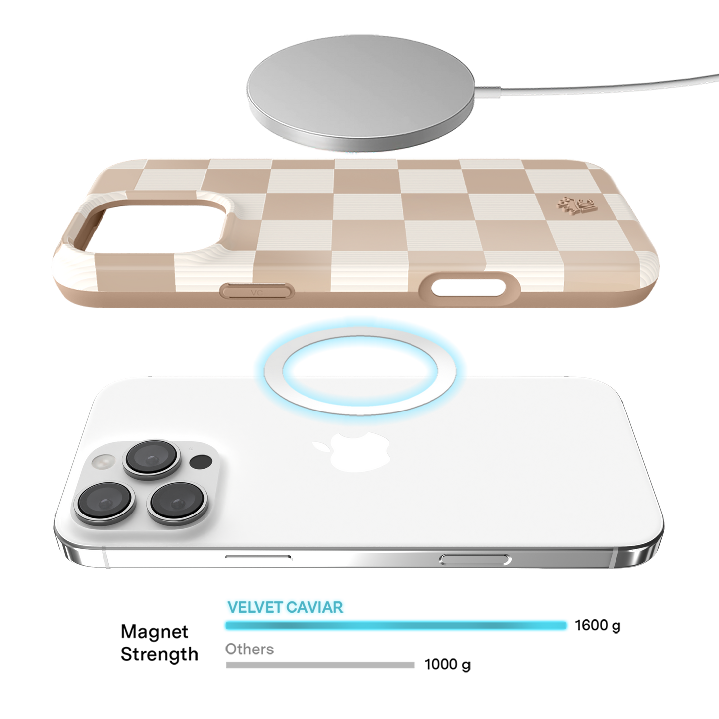 Nude Vibe Checker MagSafe iPhone 16 Pro Max Case