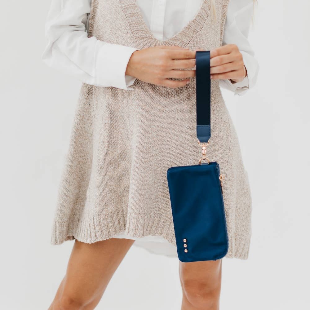 Pretty Simple - Cove Double Zip Nylon Wristlet Wallet