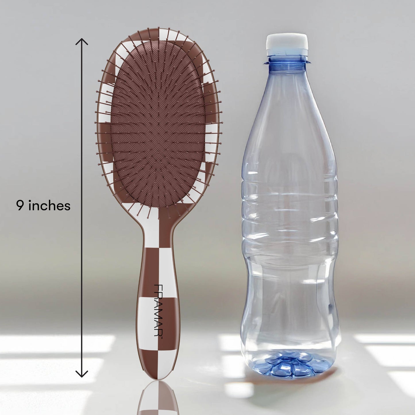 Framar Hair Brushes & Hair Accessories - FRAMAR Checkered Detangling Brush, Wet Hair Brush Detangler