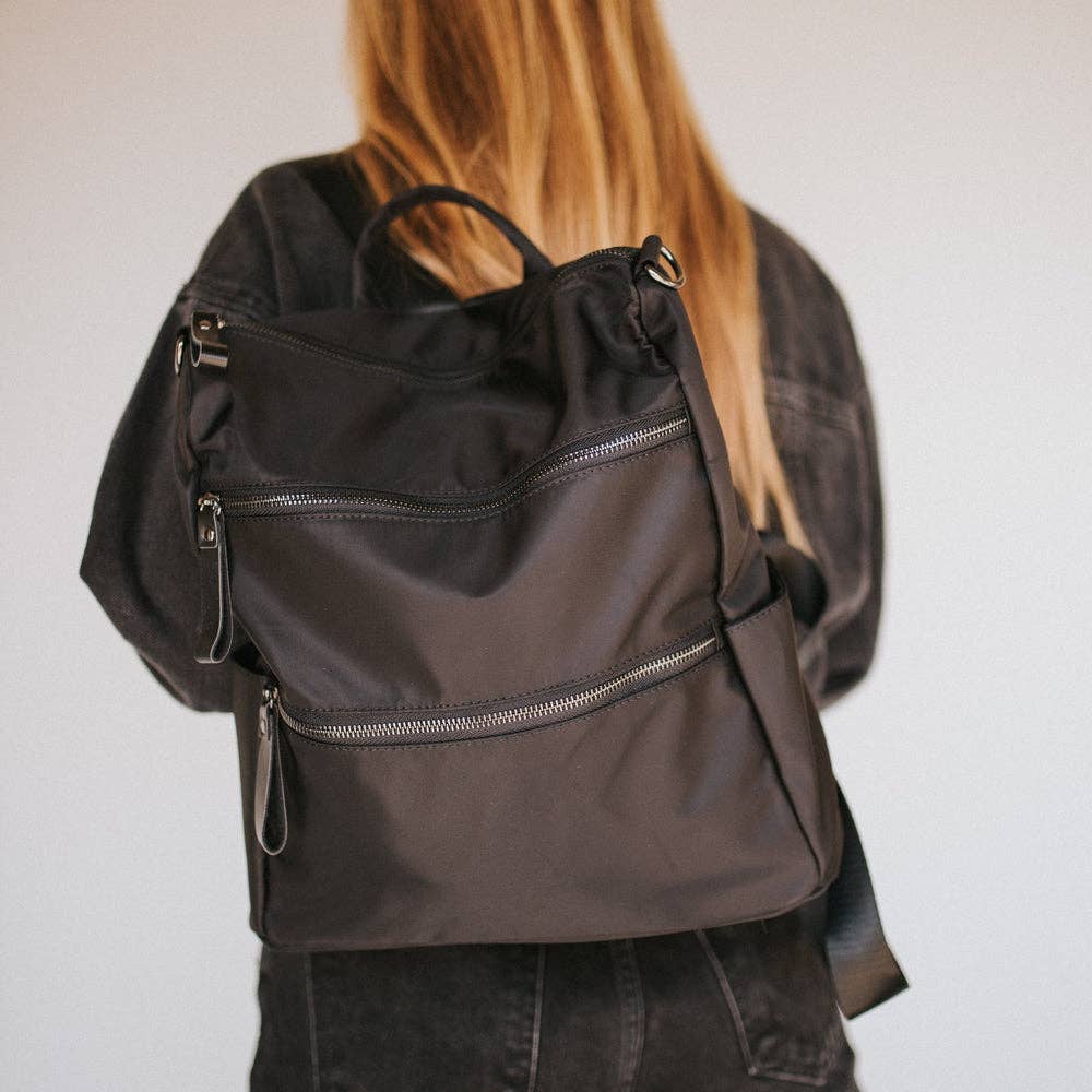 Pretty Simple - Nori Nylon Backpack Wholesale