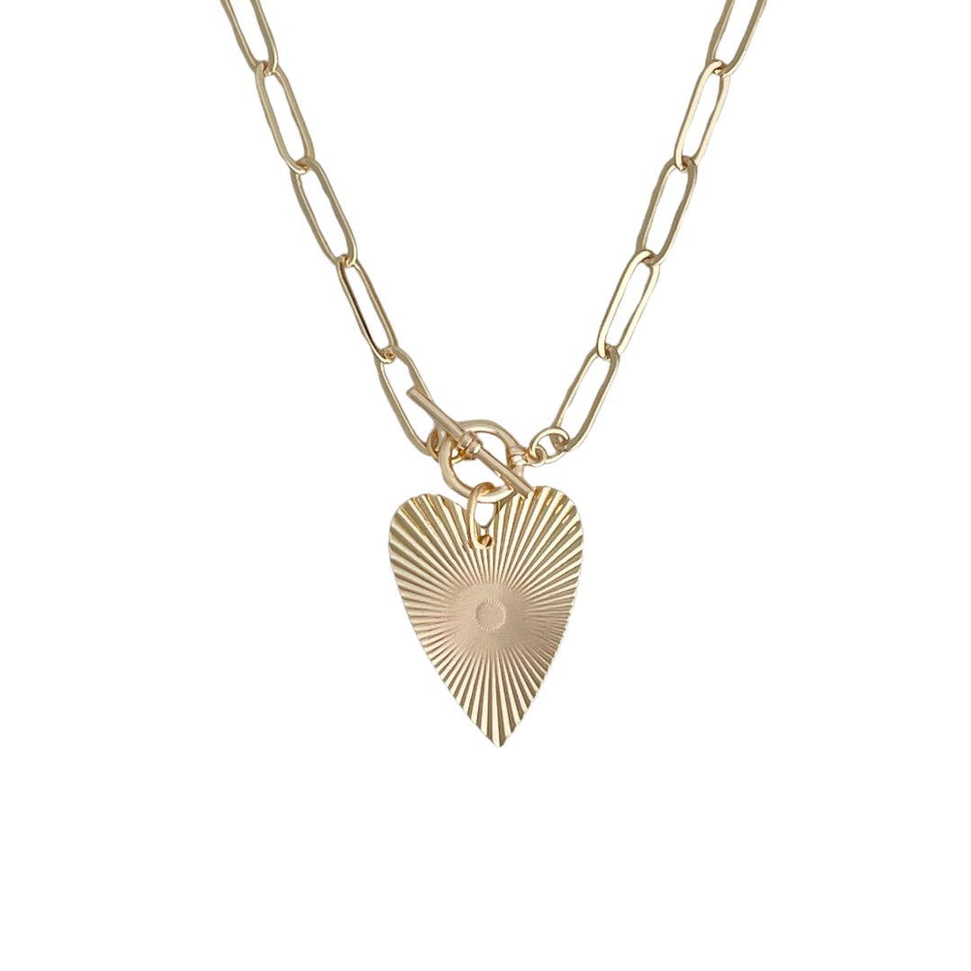 MODish Design Co - Bursting Heart Necklace