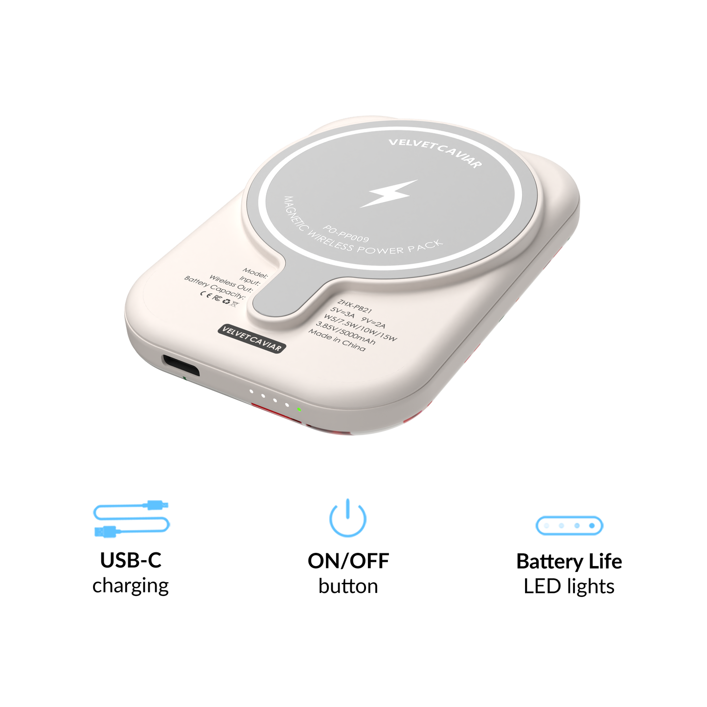 Mon Cheri Cherry MagSafe Battery Power Pack