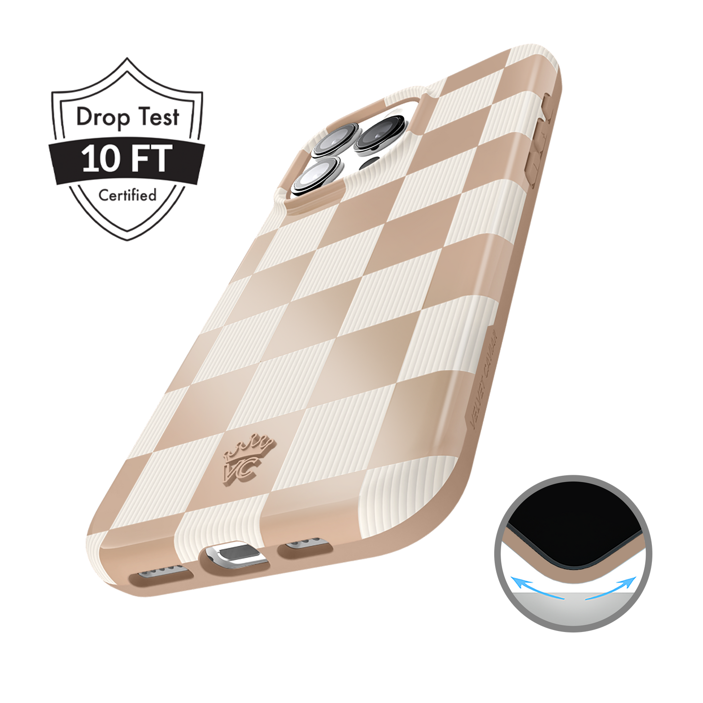 Nude Vibe Checker MagSafe iPhone 16 Pro Max Case