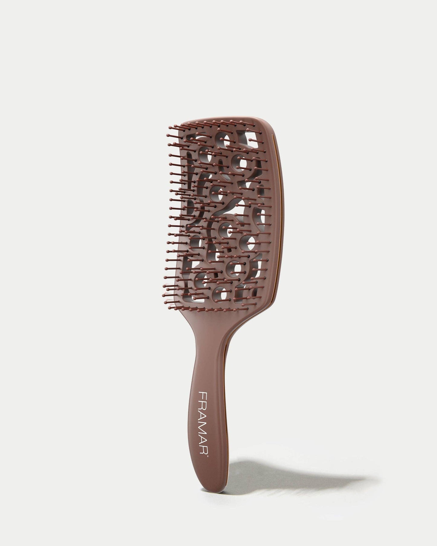 Framar Hair Brushes & Hair Accessories - FRAMAR Vented Hair Brush For Blow Drying, Vent Brush - Brown