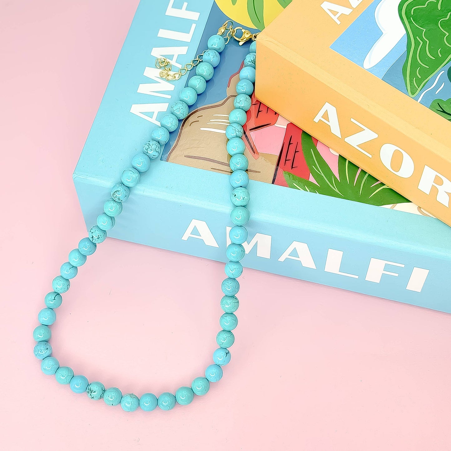 Treasure Jewels Inc. - Blue Mood Gemstone Necklace