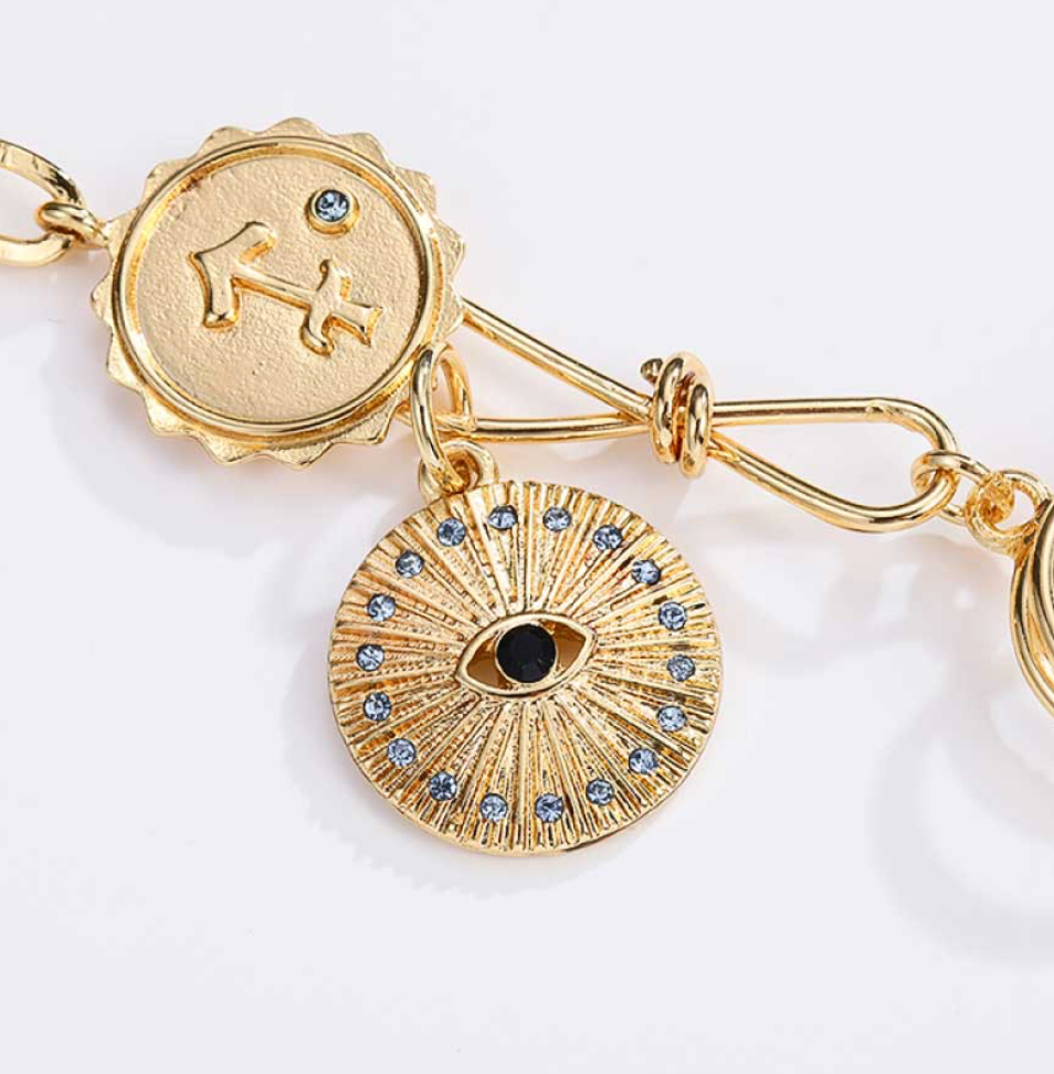 Celestial Coin Charm Garden Party