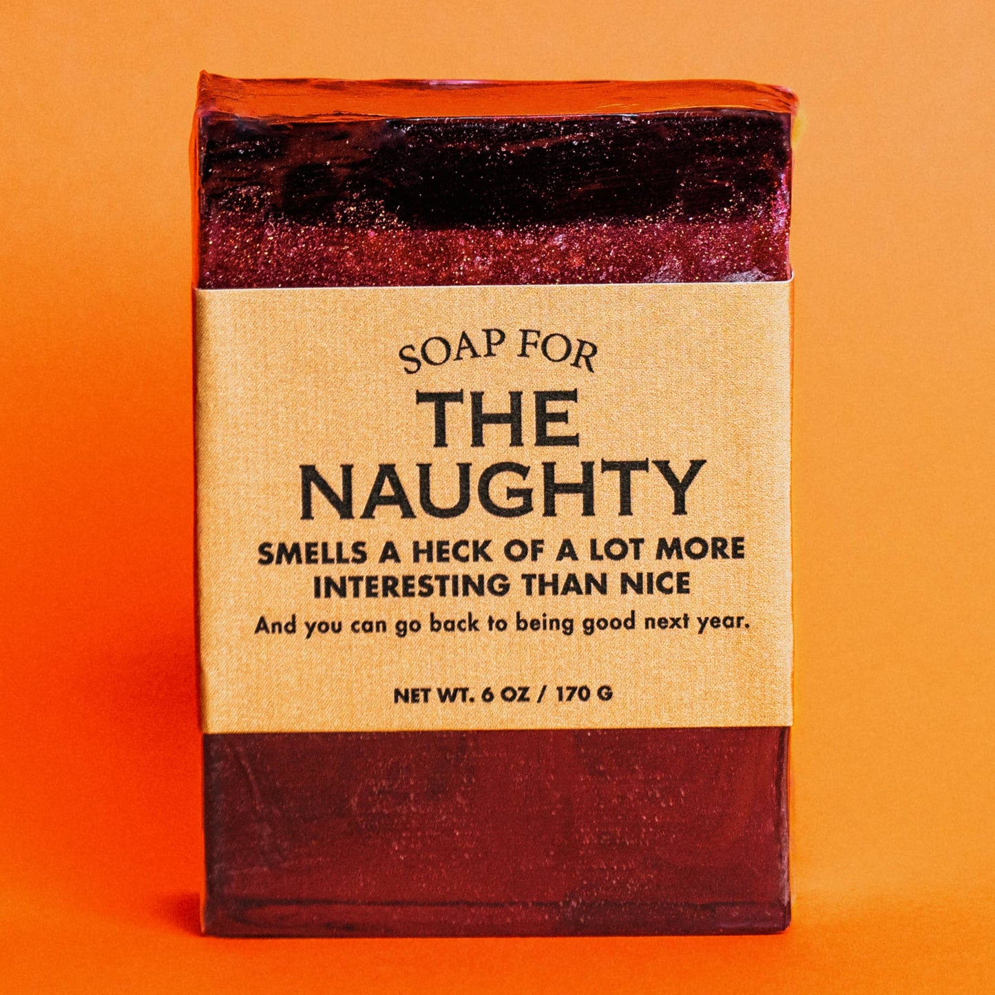 Whiskey River Soap Co. - Soap for The Naughty | Funny Holiday Soap