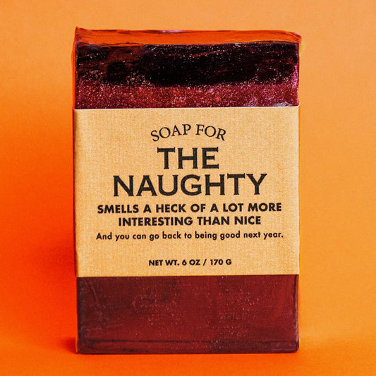 Whiskey River Soap Co. - Soap for The Naughty | Funny Holiday Soap