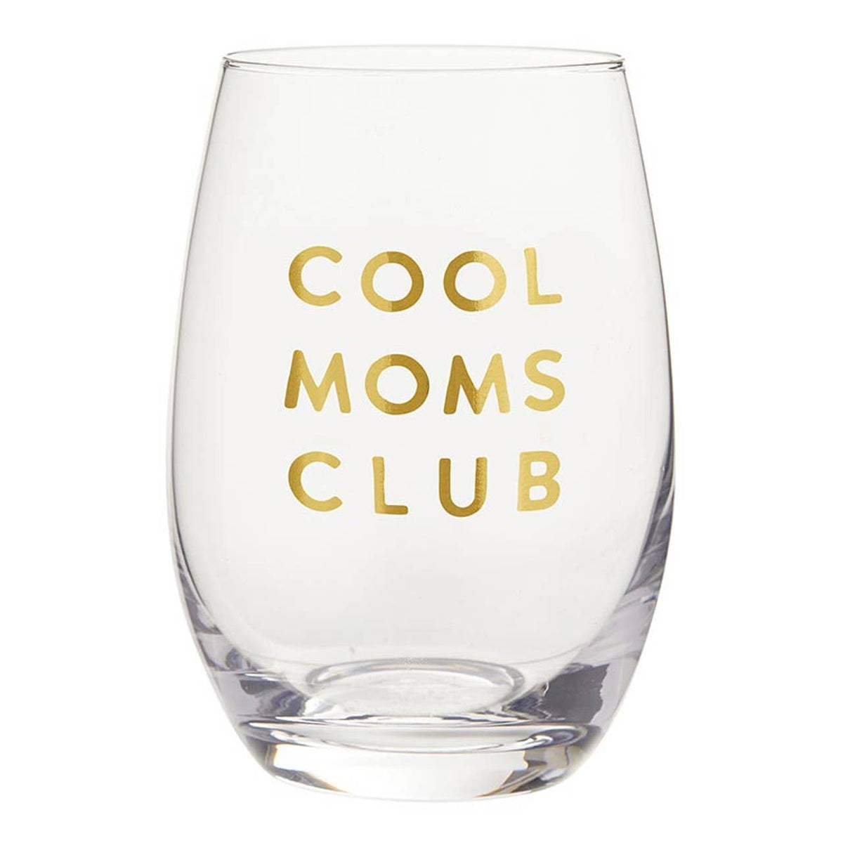 Stemless Wine Glass - Cool Moms Club