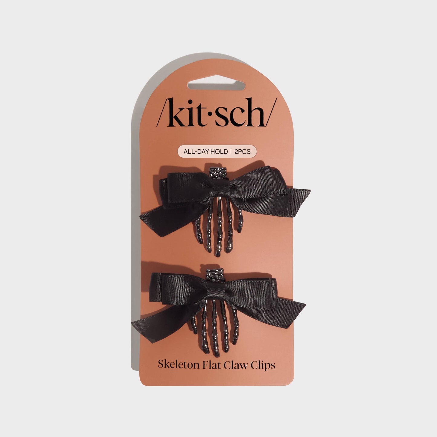 KITSCH - Skeleton Flat Claw Clips 2pc Set