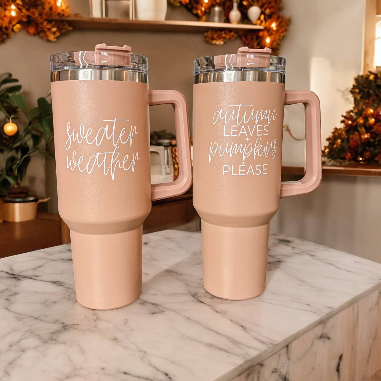 Gia Roma - Halloween Tumblers 40 oz, Hocus Pocus Coffee Mugs for Fall