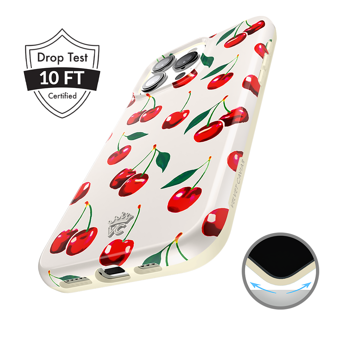 Mon Cheri Cherry MagSafe iPhone 16 Pro Max Case