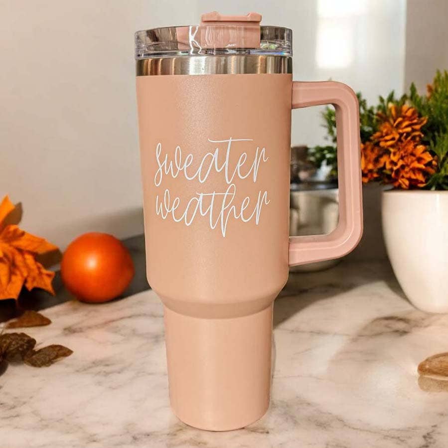Gia Roma - Halloween Tumblers 40 oz, Hocus Pocus Coffee Mugs for Fall