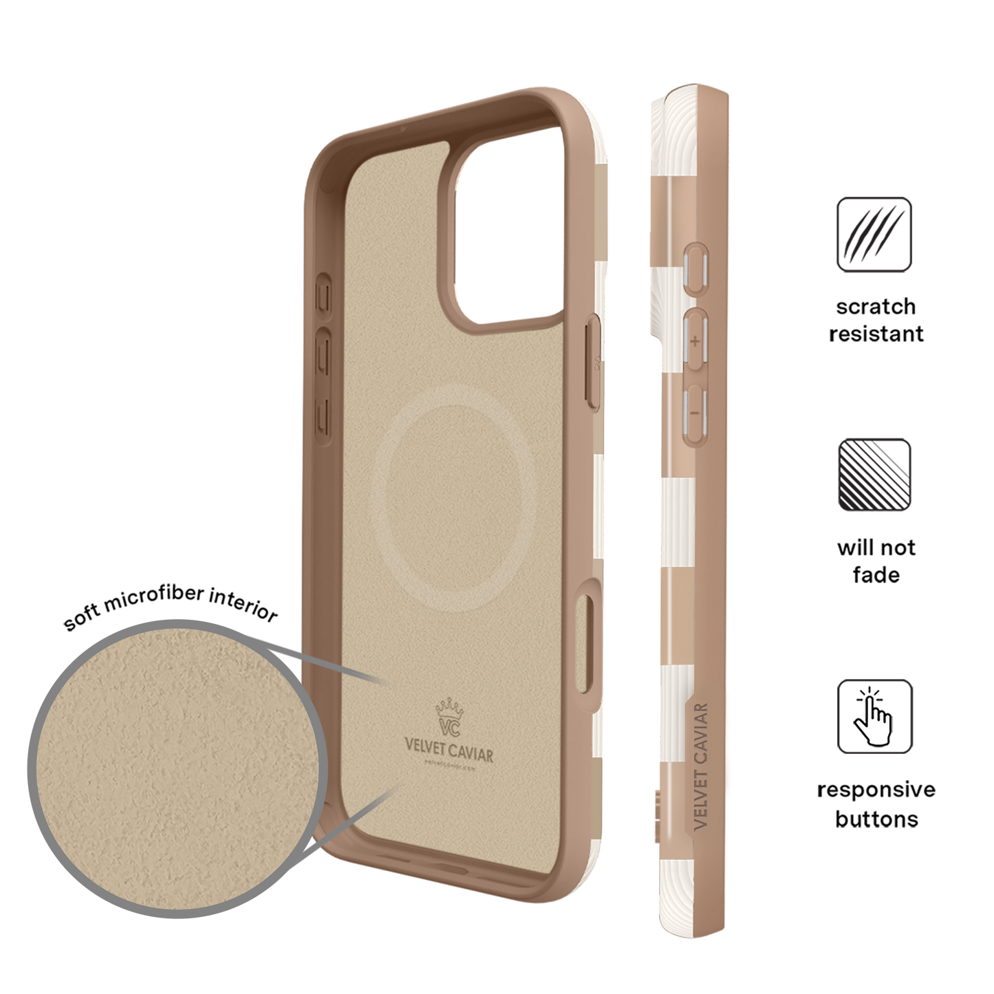 Nude Vibe Checker MagSafe iPhone 16 Pro Max Case
