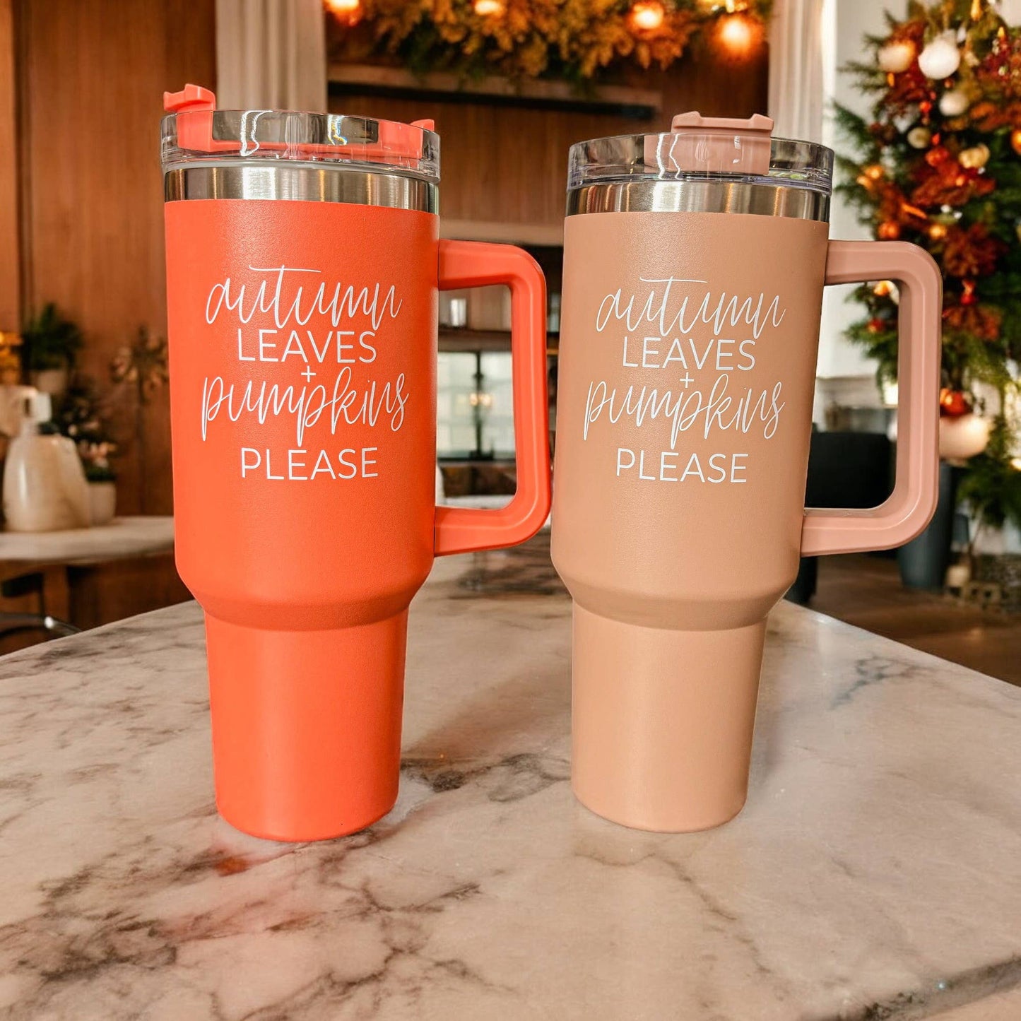 Gia Roma - Halloween Tumblers 40 oz, Hocus Pocus Coffee Mugs for Fall