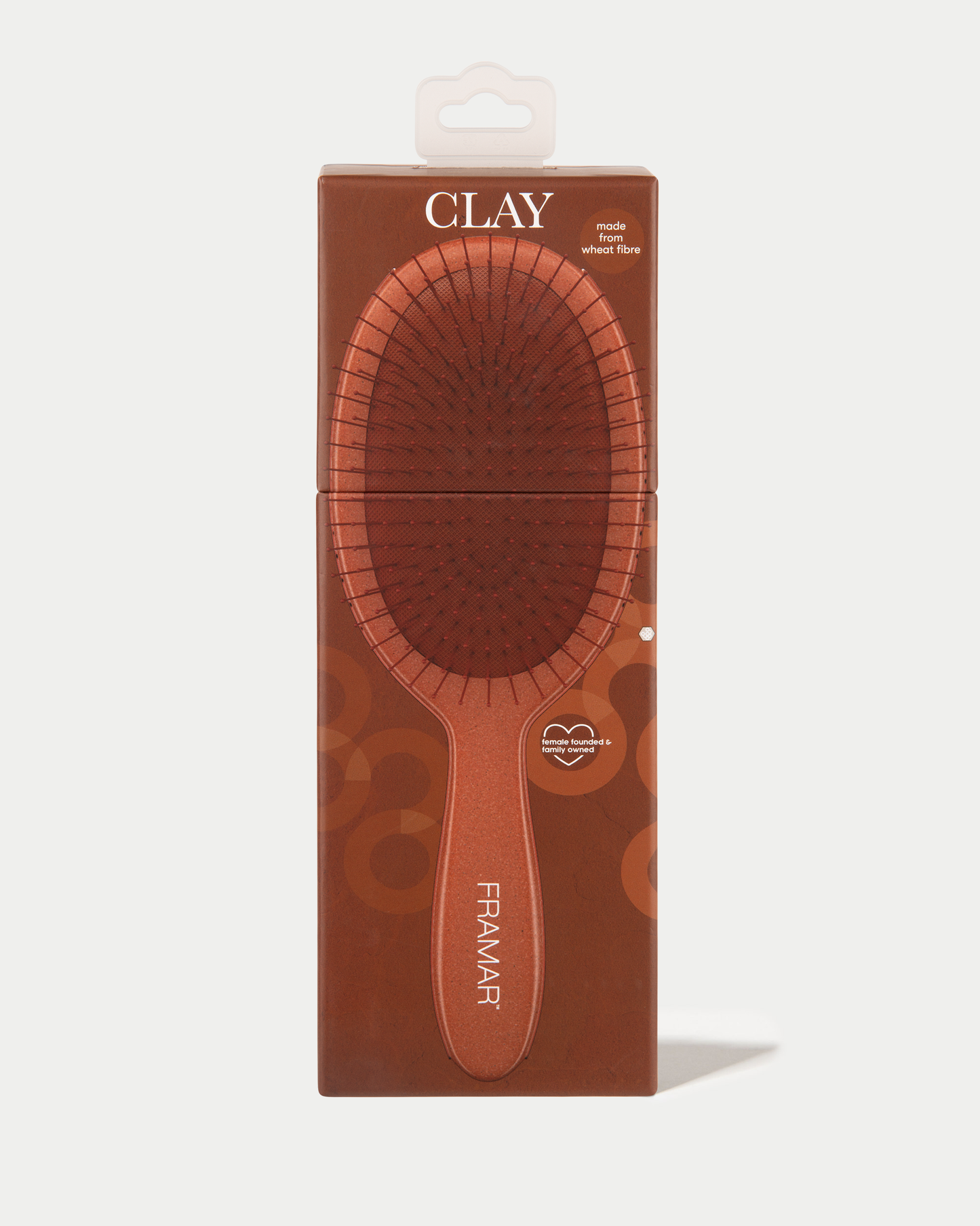 Framar Hair Brushes & Hair Accessories - FRAMAR Detangling Brush, Wet Hair Brush Detangler - Clay
