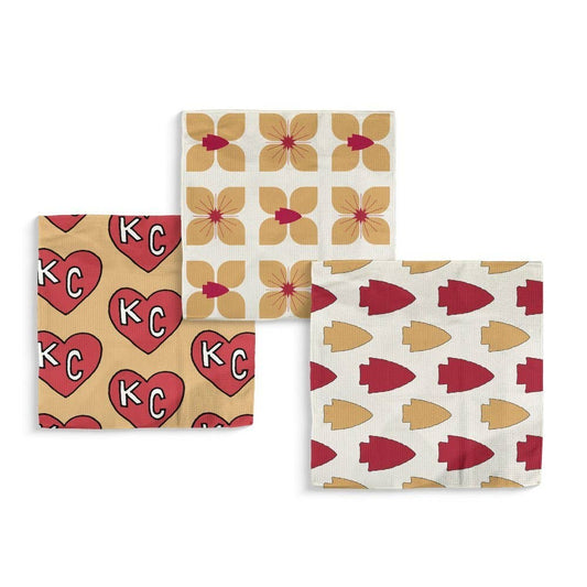 Absorb-Lumen - Arrowhead/Heart KC Dish Cloth Set Double-Sided