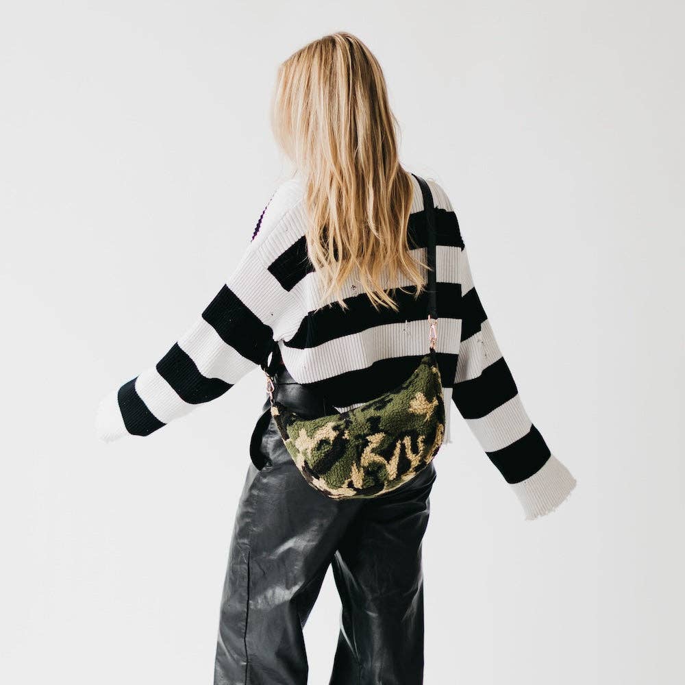 Pretty Simple - Shirley Sherpa Crossbody Bag