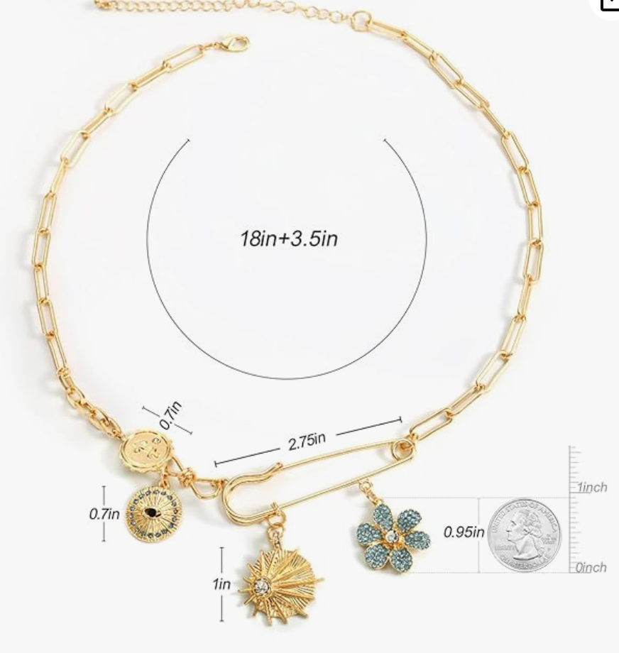 Celestial Coin Charm Garden Party