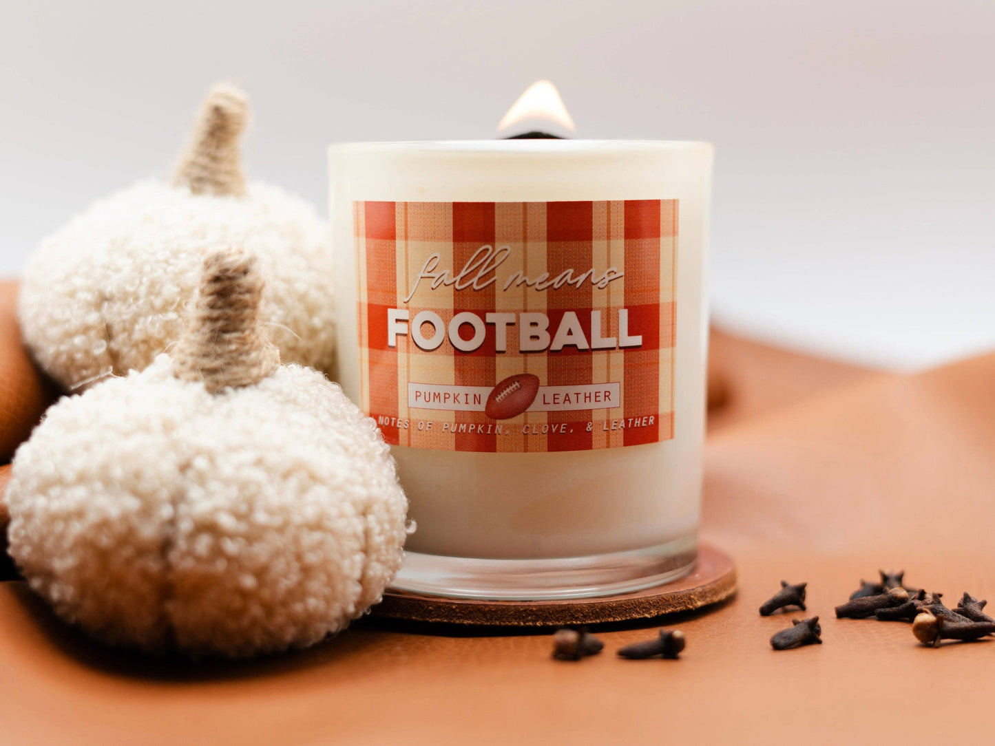 Continue Good - Fall Means Football Candle