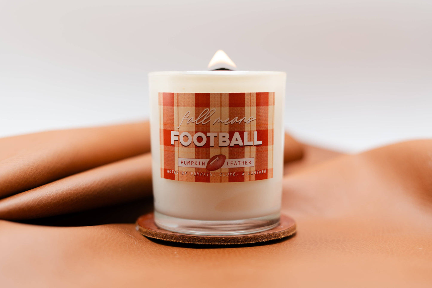 Continue Good - Fall Means Football Candle