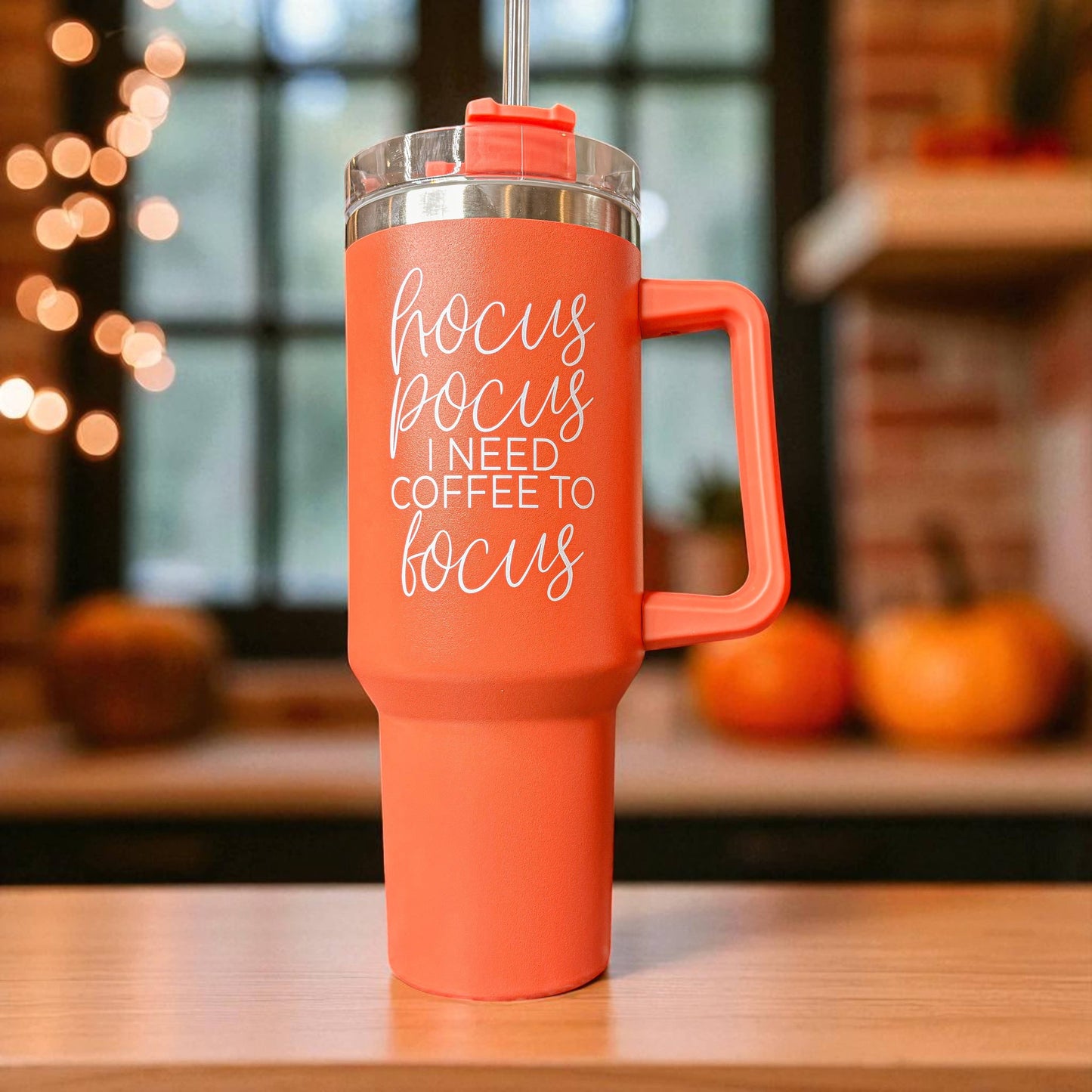 Gia Roma - Halloween Tumblers 40 oz, Hocus Pocus Coffee Mugs for Fall