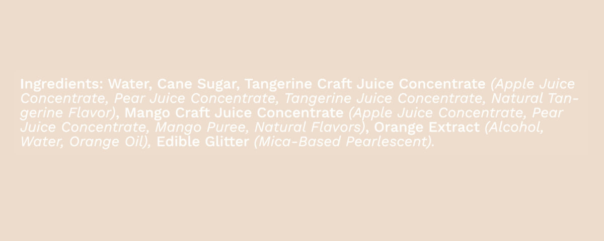 Glitter Mimosa Mixer, 16 fl oz