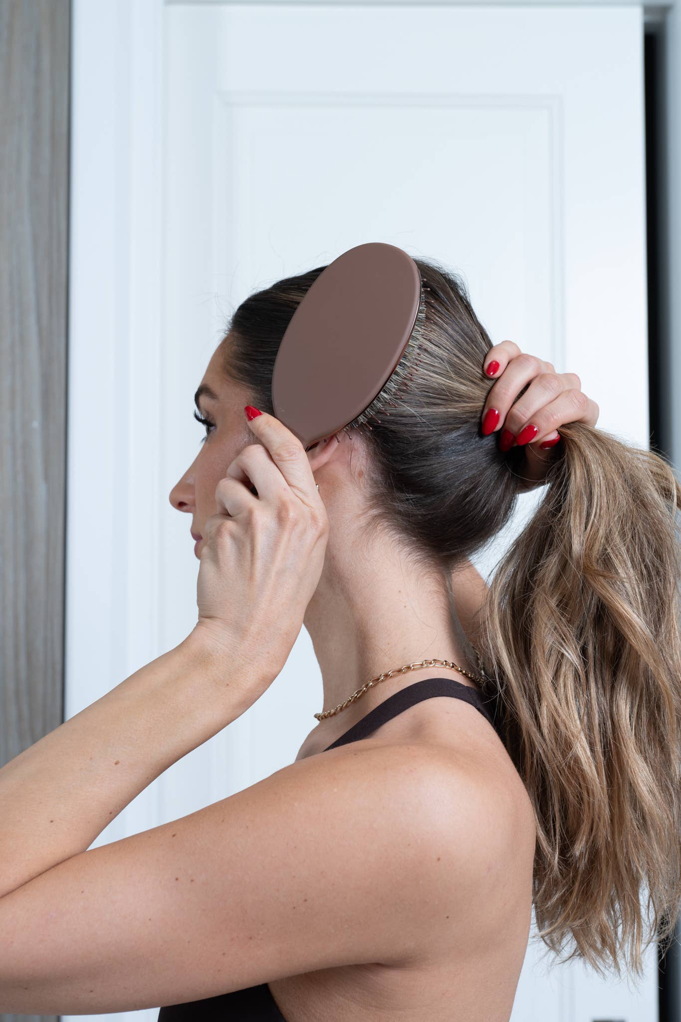 Framar Hair Brushes & Hair Accessories - FRAMAR Boar Bristle Hair Brush, Boar Brush For Hair - Brown