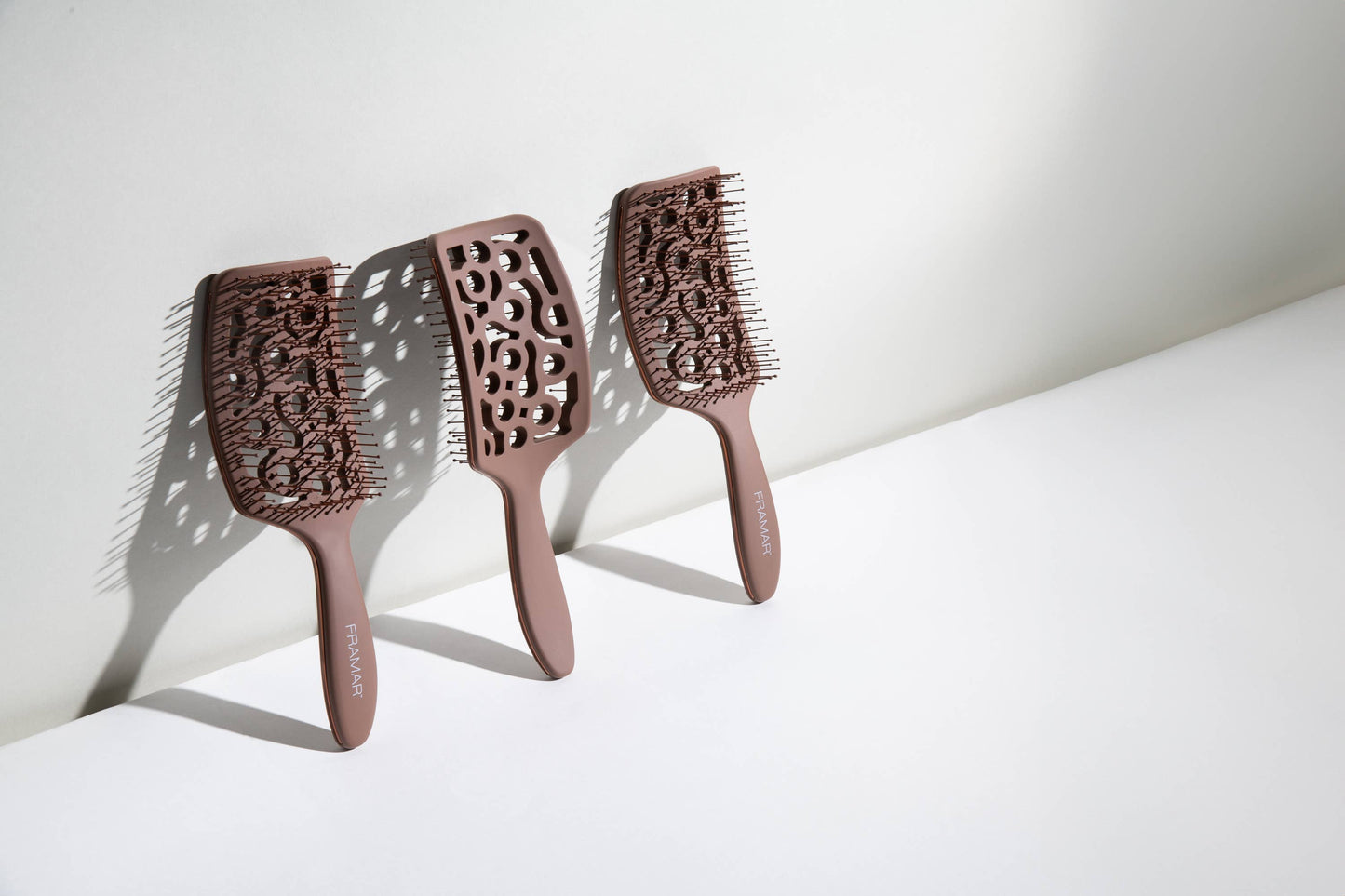 Framar Hair Brushes & Hair Accessories - FRAMAR Vented Hair Brush For Blow Drying, Vent Brush - Brown